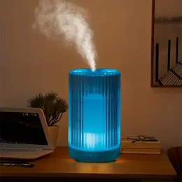 Condizionatore d'Aria Portatile Umidificatore Atmosfera Luce Fan USB Cooler Condizionatore d'Aria, Piccolo E Leggero, Dispositivo di Raffreddamento Essenziale per la Casa dell'Ufficio