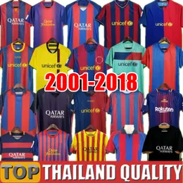 Sレトロサッカージャージ2003 2004 2005 2006 2007 2008 2009 2010 2011 2012ビンテージフットボールシャツRonaldinho A.Iniesta 01 02 03 04 05 06