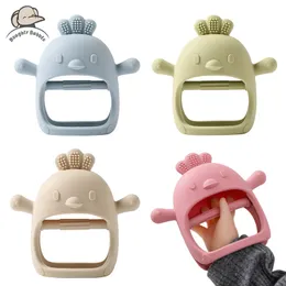 Teethers Toys Baby Teether Gloves Pacifier Kids Teething Silicone born Dental Care Gums Anti eating Hand Molar Stick Accessories 230728