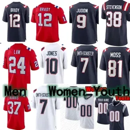 Matthew Judon Christian Gonzalez Tom Brady Custom Football Jersey Mac Jones Marcus Jack JuJu Smith-Schuster Bailey Zappe Rhamondre Stevenson Mike Gesicki