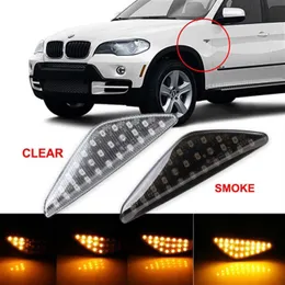 2pcs Led Dynamic Side Marker Turn Signal Light Sequential Blinker Fender Light For X5 E70 X6 E71 E72 X3 F25 Amber232Z