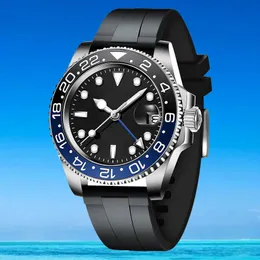 high quality Men watch Automatic watches Black Mechanical fashion 8215 movement watchs 904L Stainless Steel Waterproof Luminous sapphire ceramic wristwatches