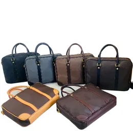 Luxury Brand Designer Briefcase Men Women Laptop Bag Handbag with Strap LoBnzhagP62