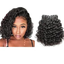 İnsan saçları doğal dalgalı su dalgası kinky düz kinkycurl saç kükürtleri atkı bakire hairextensions358u