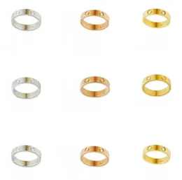 Pierścień designerski tytanowa stal srebrny pierścionek miłość mężczyźni i kobiety różowe złoto biżuteria pary świąteczne pierścionek prezent ślub świąteczny biżuteria prezent