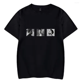 Men's T Shirts Luis Fonsi Merch T-Shirt Summer For Women/Men Unisex O-neck Short Sleeve Tee Streetwear Fashion Singer