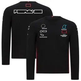 F1 Team Driver T-shirt 2022 Men's Racing Suit Casual Long Sleeve Quick Dry T-Shirt Plus Size Customizable251C