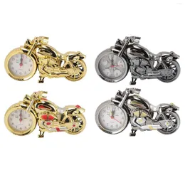 Wall Clocks Motorcycle Alarm Clock Plastic Lightweight Practical Gift Sound Simulation Vintage For Boys Office