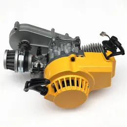 Mini motorcycle engine two-stroke improved version 49CC single-cylinder air-cooled245t