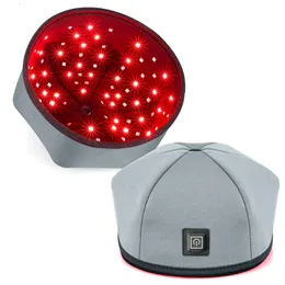 Andra massageföremål LED Red Light Therapy Device för huvudstress Relief Scalp Massager Hårtillväxt Hjälm smärtvård Skydd Cap 230729