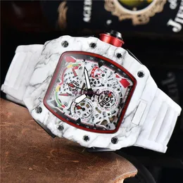 7-7 ENS Montre de Luxe zegarek silikonowy pasek mody projektant zegarek sportowy kwarc analogowy Relogio Masculino 2021253t