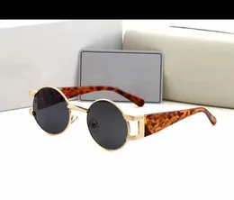 Mit Box Burst Luxus hochwertige Mode Sonnenbrillen Männer und Frauen 919 runde Sonnenbrille Marke Mode Klassiker UV400 auch Gläser