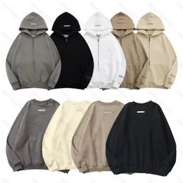 مصمم دافئ Essen Hoodie Men's Pullover Sweatshirt أسود أبيض رمادي ذكر وزوجين من الأسلوب غير الرسمي الأبجدية مطبوعة ESS X3TL#