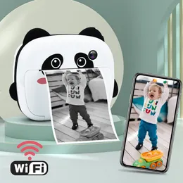 Toy Cameras Instant Print Camera Thermal Printing P O Kid Wifi Digital Girls Child 1080p HD Video Boys Birth Gift 230728