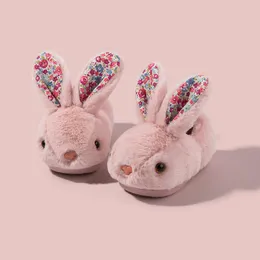 Slipper Winter Adorable Infant Slippers Toddler Baby Boy Girl Nonslip Shoes Cute Rabbit Antislip Warm Shoes Baby Cotton Slippers 230728
