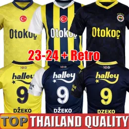 Dzeko Fenerbahce 2023 2024 Futbol Formaları Rossi Diego Ozil Arda Guler 2013 2014 Kuyt King Retro Uniform 23 24 E.Valencia Kahveci Kadioglu 13 14 Futbol Gömlek Szalai