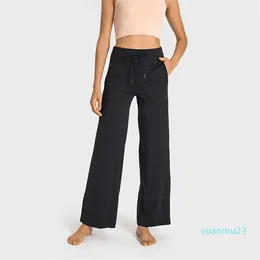 L336 High-Rise Wide Leg Pant Loungeful Yoga Pants Naked Feeling Sweatpants Feel Comfortable Throwback Still Pant Breathable Trouse