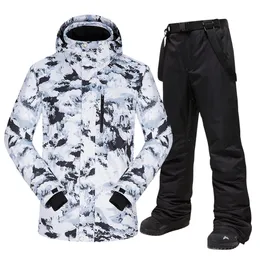 Other Sporting Goods 2023 Ski Suit Men Winter 30 Warm Windproof 10k Waterproof Skiing and Snowboarding Sets Mens Snowboard Jackets pants 230729