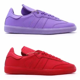 Pharrell Humanrace Sneaker Shoes Designer Mens Designer Red Purple Men Women Walking Trainer 36-44