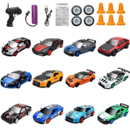 Electric RC Car 2 4G zdalne sterowanie dużą prędkością RC 4WD AE86 Model GTR Vehicle RC Toy Racing Cars for Children Birthday Prezent 2307728