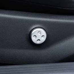 Chrome Car Seat Juster Switch Cover Panel Trim för Mercedes Benz A B C E Class GLC GLA GLE CLA CLS W205 W213 COUPE W207262C