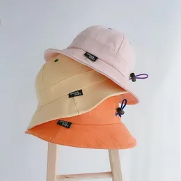Berets 2023 دلو قبعة بنما للطفل في الهواء الطلق حماية غطاء الشمس الصيف هوب بوب بوب الصياد تشابو فيم