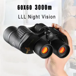 Telescope 60X60 Binoculars Powerful Long Distance 10000M HD Optical Lll Night Vision Professional Astronomic Monocular Binoculo