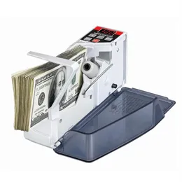Original tragbarer Mini-Geldzähler, praktischer Zähler V40 für Geldscheine, Rechnungen, US-EU-Stecker, Geldzählmaschine2067