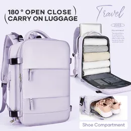 Torby szkolne podróżują plecak dla kobiet, prowadzą plecak TSA Laptop Packpack Flight Flight Zatwierdzony torba pielęgniarki casual Daypack dla Weekender 230728