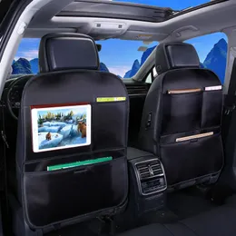 Lunda Car Auto Seat Back Protector Cover PUレザーチルドレンキックマットマットクリーンベビー保護自動シートカバーキックマット320L