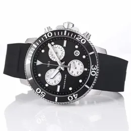 T120417A Waterproof Quartz Watch Seastar Men's Sports ETA G10212 Movement Rubber Strap T125617A Men Fashion 0127206W277J