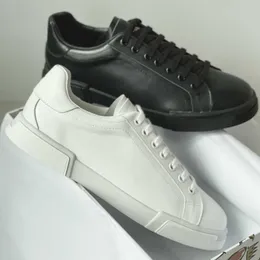 Винтажные бренды Portofino Sneakers Casual Shoes Men Men Printed Leather Shoes Casual Walking Роскошные тренеры с коробкой сумкой №451
