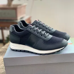 Sapatos casuais masculinos de luxo Copa Americana Tecido Técnico Homem Malha Pano Tênis Sapato Couro Envernizado Lace Up Outdoor Runner Trainers Sola de Borracha Preto Azul 46