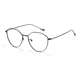 Solglasögon Cyxus Anti Blue Light Glass för kvinnor Strålningsglasögon Polygon Frame Fashion SPELACLES 8009