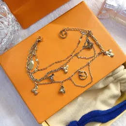 Designer Bracelet 18K Gold plated Luxury Luxury Designer bracelet Gold Letter Designer necklace Luxury design jewelry