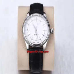 4 style New Cellini Time 39mm Miyota 8215 Automatic Mens Watch 50509 Stainless Steel Sapphire White Dial Leather Strap Gents Watch297R