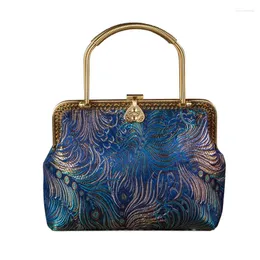 Evening Bags Handmade Embroidery For Women 2023 Fashion Luxury Designer Handbags Female Bag Large Capacity Chain Shell