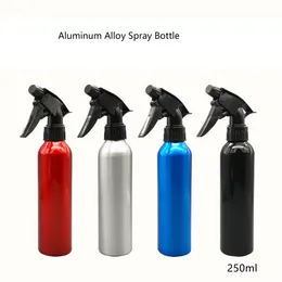 250ML Salon Cosmetics Spray Bottle Can Aluminum Alloy Empty Refillable Fine Mist Bottle Barber Water Sprayer