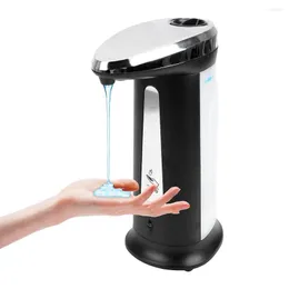 Flytande tvåldispenser 400 ml Händer Rengöring Intelligent sensor Automatisk Sanitizer Touchless Outdoor Camping Paper