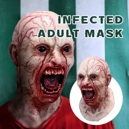 Party Masks Halloween Mask Terror Scary Cosplay Costume Medelstorlek för vuxna Zombie Headgear Mask Hoilday Funny Horror Toy 230729