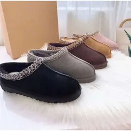 Ankle Winter Boot Designer Fur Snow Boots Tasman Slipper Flat Heel Fluffy Mules Real Leather Australia Booties for Woman Booties