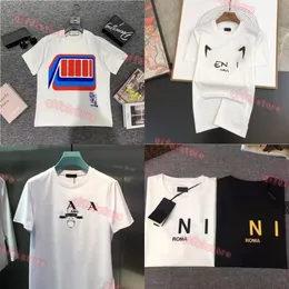 Yaz erkek kadın kadın tasarımcılar tişörtler gevşek büyük boy tees giyim moda üstleri mans rahat göğüs mektup gömlek lüks sokak şort kollu kıyafetler artı beden tişört