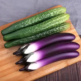 Decorative Flowers Simulation Cuke Cucumber Model Cabinet El Dining Room Hall Restaurant Store Shop Decoration Artificial Fake Vegetables