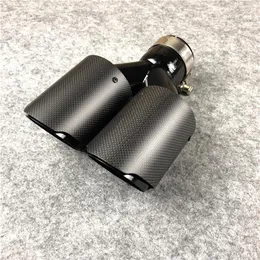 One Piece Y Style Ak Stainless steel Exhaust pipe Fit for all cars Matte Grilled Glossy black Akrapovic Car accessories Muffler ti2304