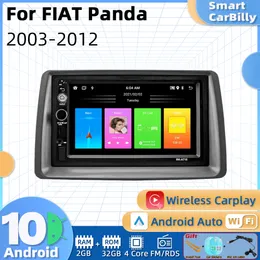 フィアットパンダのためのカーDVD 2003-2012 Car Radio2 Din Android Multimedia Player Head Unit Navigation Autoradio CarPlay AutoCar Stereo