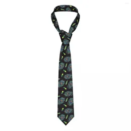 Bow Ties Peacock Feather Pattern Necktie Men Casual Polyester 8 Cm Classic Neck Tie For Daily Wear Gravatas Business