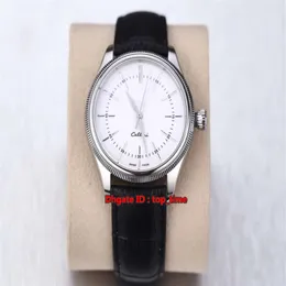 4 style New Cellini Time 39mm Miyota 8215 Automatic Mens Watch 50509 Stainless Steel Sapphire White Dial Leather Strap Gents Watch259J