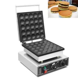 Bread Makers Commercial 25 Holes Mini Dutch Pancakes Pancake Maker Poffertje Grill Machine