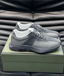 Berömda designmens jagga sneakers skor mocka tekniska tygtränare skulpturella gummi mellansula låg topp teknisk andetag skateboard vandring vandringssko eu38-45