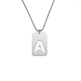 Pendant Necklaces Army Brand Necklace Hollow Men And Women Individuality Simple Titanium Steel Couple Hundred Matching Ornaments